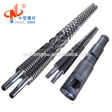 Bimetallic PVC PIPE Conical Twin Screw Barrel Extruder Screw Barrel D60 D75 D80 D90 D110 Brand New